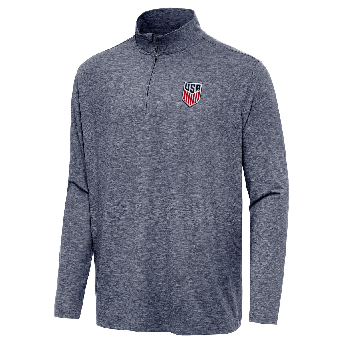 USMNT National Team Antigua Men's Hunk 1/4 Zip Pullover - Navy