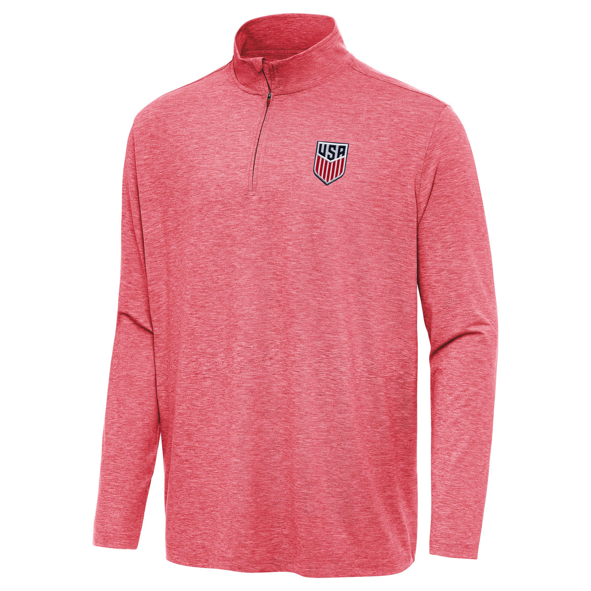 USMNT National Team Antigua Men's Hunk 1/4 Zip Pullover - Red