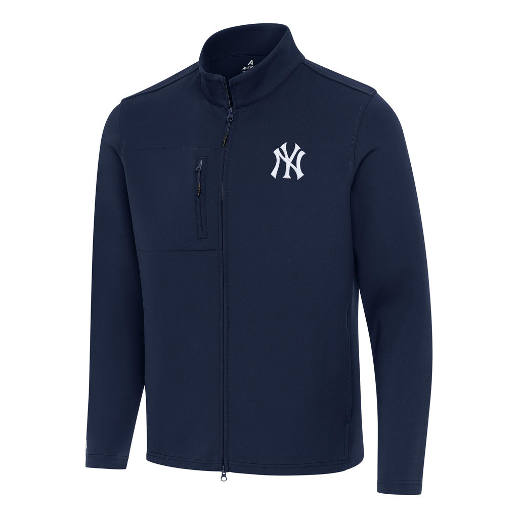 MLB New York Yankees Antigua Objection DBP Full Zip Jacket - Navy