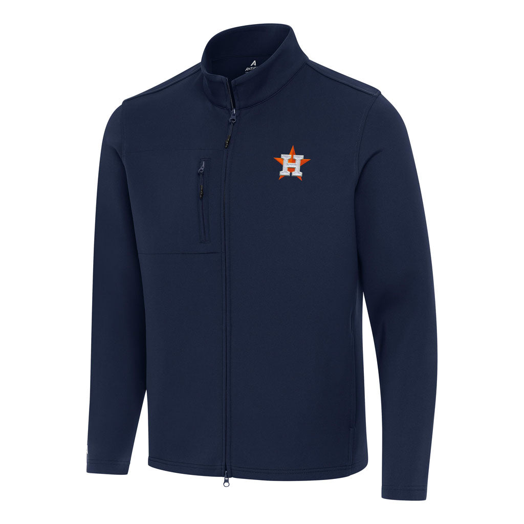 MLB Houston Astros Antigua Objection DBP Full Zip Jacket - Navy