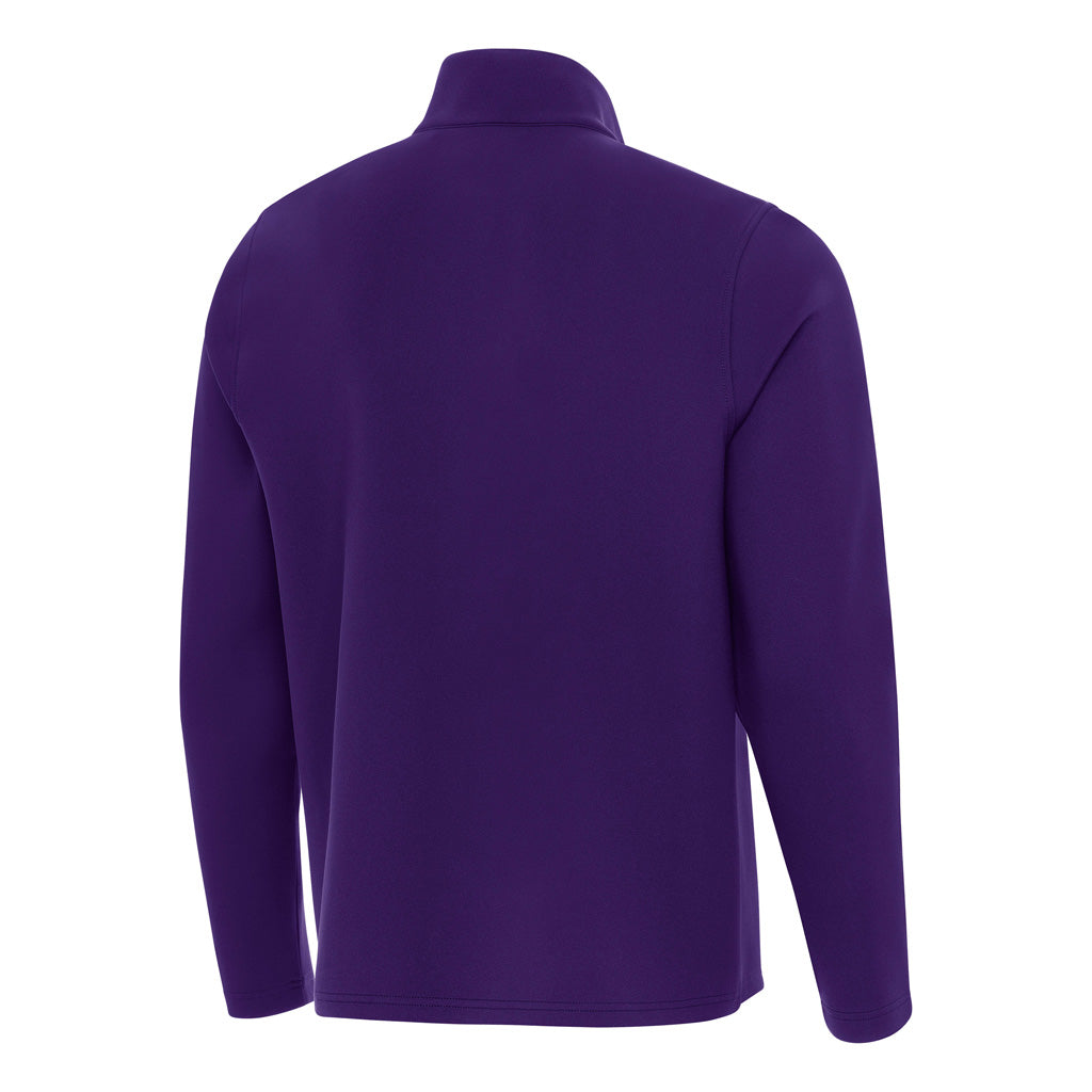 NFL Baltimore Ravens Antigua Insider 1/4 Zip Pullover Jacket - Purple