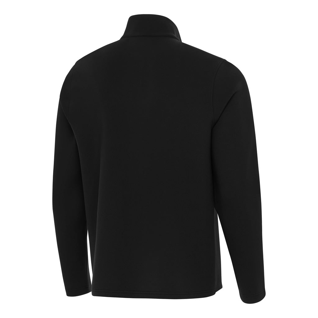NFL New York Jets Antigua Insider 1/4 Zip Pullover Jacket - Black