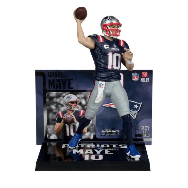 NFL New England Patriots Drake Maye McFarlane 7" Posed Figure
