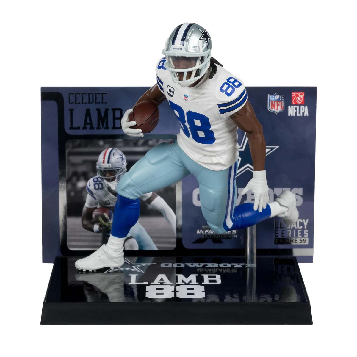 NFL Dallas Cowboys CeeDee Lamb McFarlane 7" Posed Figure