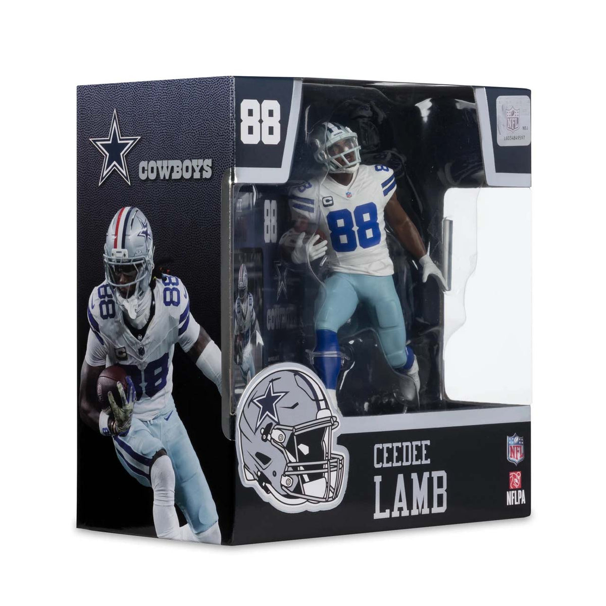 NFL Dallas Cowboys CeeDee Lamb McFarlane 7" Posed Figure