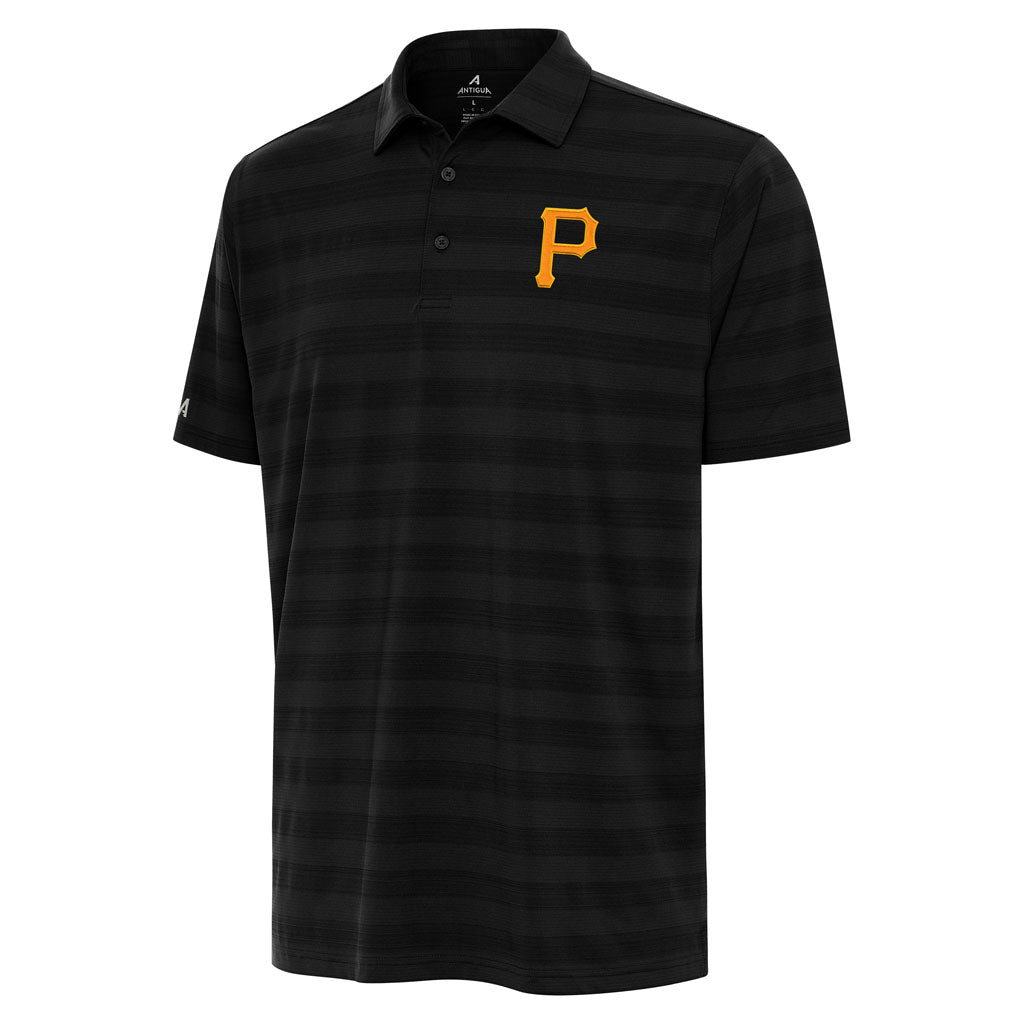 MLB Pittsburgh Pirates Antigua Tunnel Polo - Black