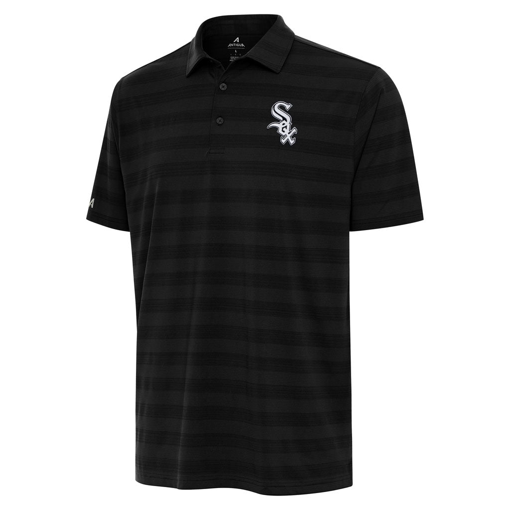 MLB Chicago White Sox Antigua Tunnel Polo - Black