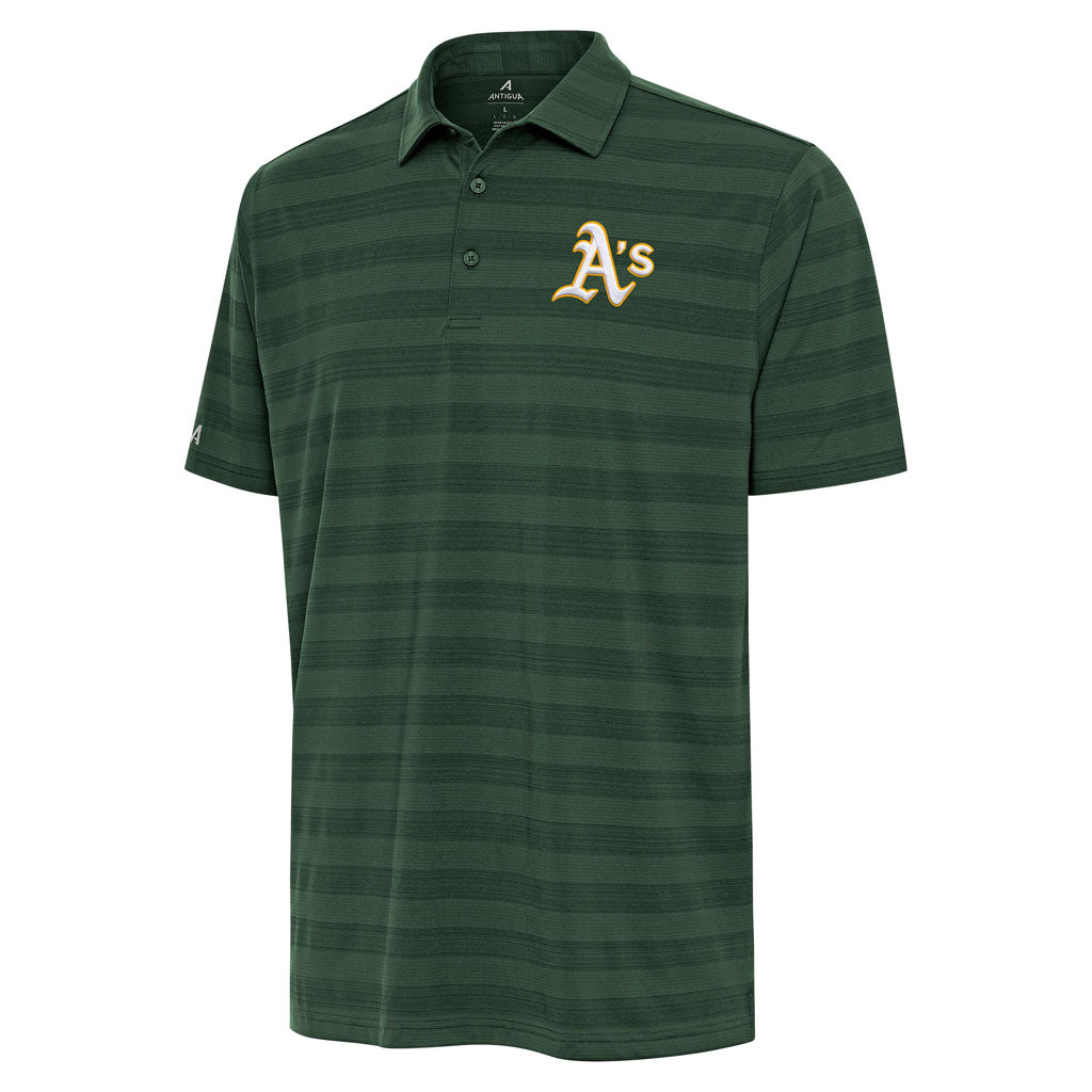 MLB Athletics Antigua Tunnel Polo - Green