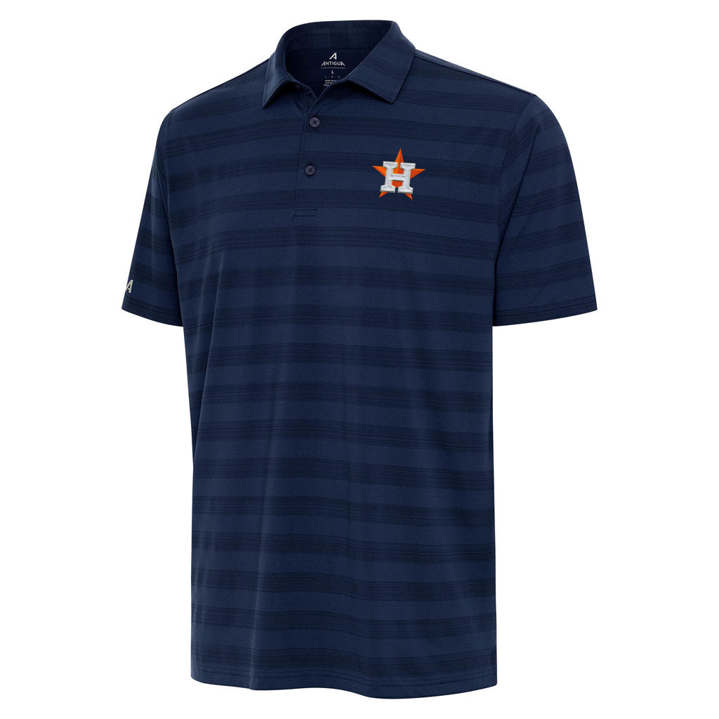 MLB Houston Astros Antigua Tunnel Polo - Navy