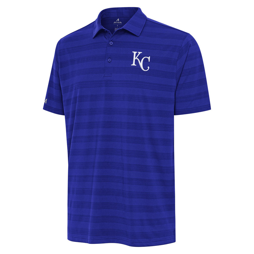 MLB Kansas City Royals Antigua Tunnel Polo - Blue