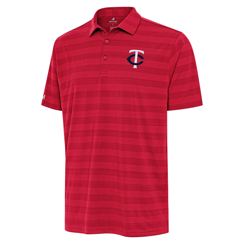 MLB Minnesota Twins Antigua Tunnel Polo - Red