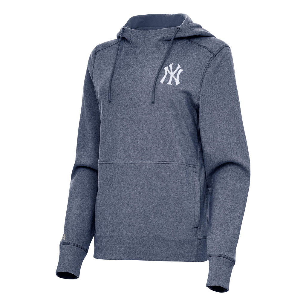 MLB New York Yankees Women's Antigua Justice Pullover Hoodie - Navy