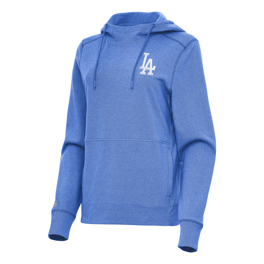 MLB Los Angeles Dodgers Women's Antigua Justice Pullover Hoodie - Blue