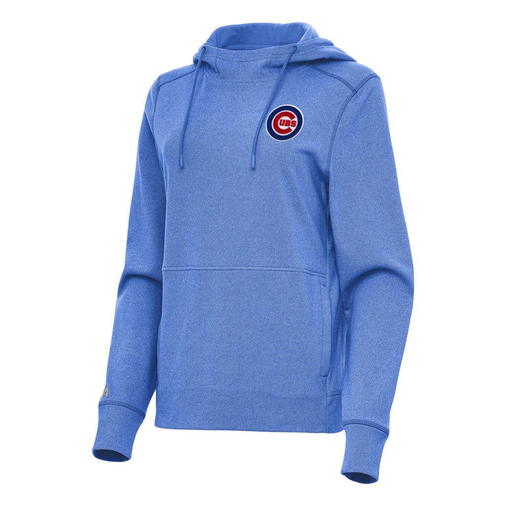 MLB Chicago Cubs Women's Antigua Justice Pullover Hoodie - Blue