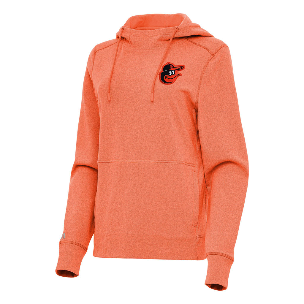 MLB Baltimore Orioles Women's Antigua Justice Pullover Hoodie - Orange