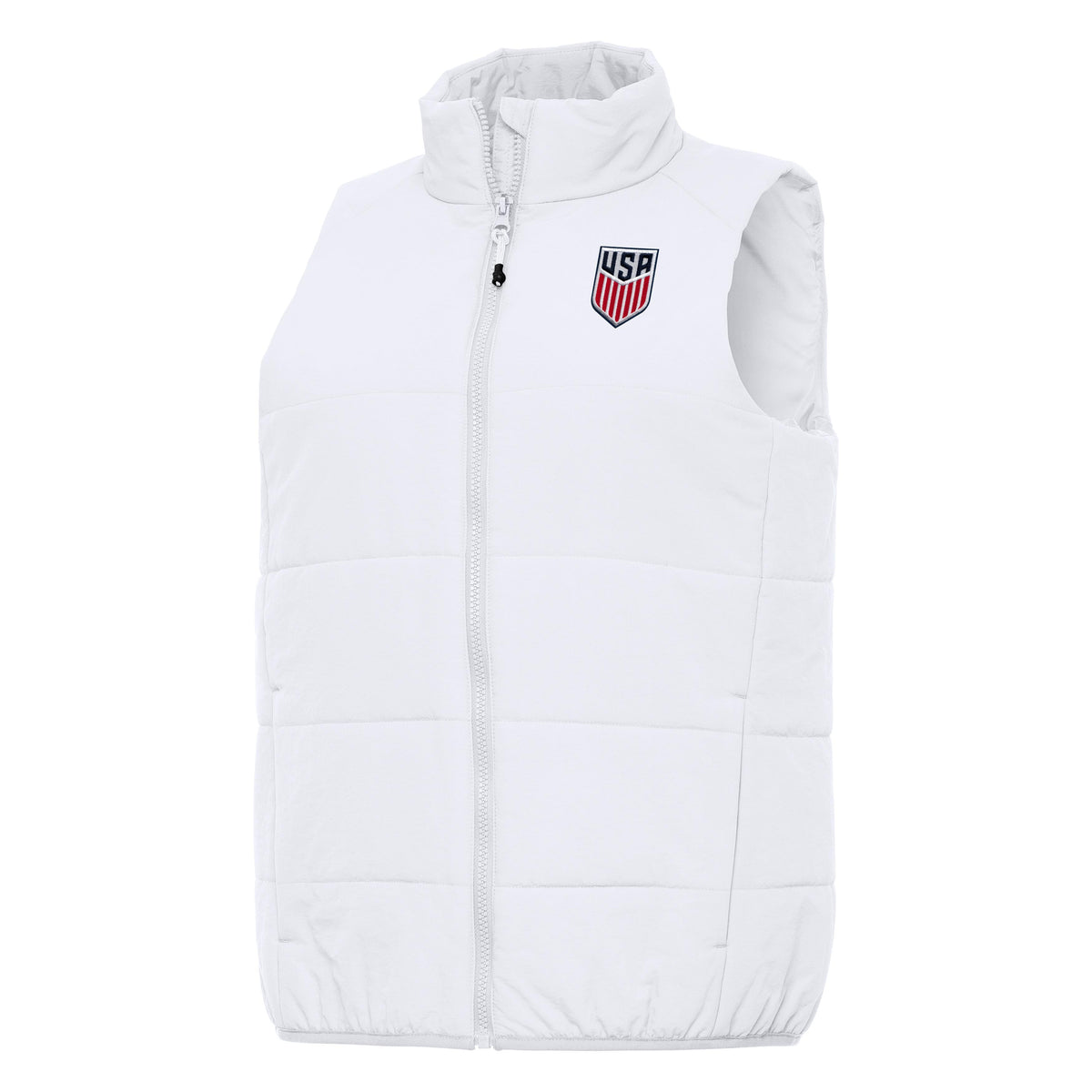 USMNT National Team Antigua Women's Experience Full Zip Vest - White