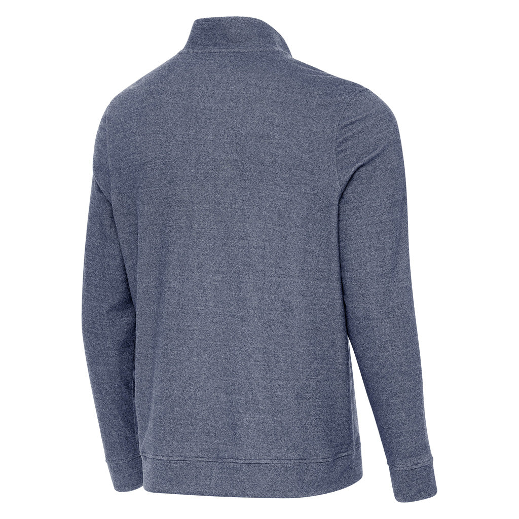 NFL Seattle Seahawks Antigua Subtle 1/4 Zip Pullover Jacket - Navy
