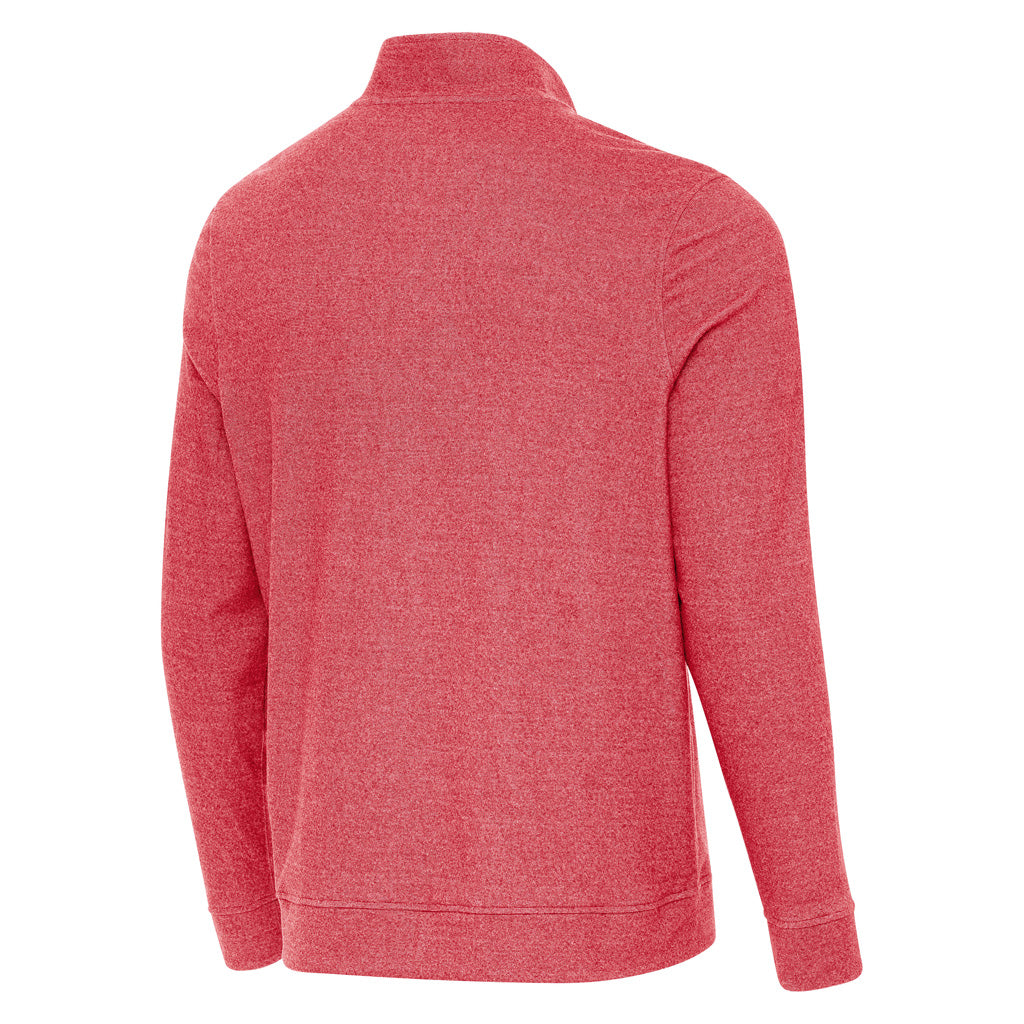 NFL Arizona Cardinals Antigua Subtle 1/4 Zip Pullover Jacket - Red