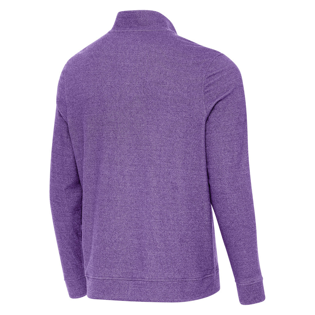 NFL Baltimore Ravens Antigua Subtle 1/4 Zip Pullover Jacket - Purple