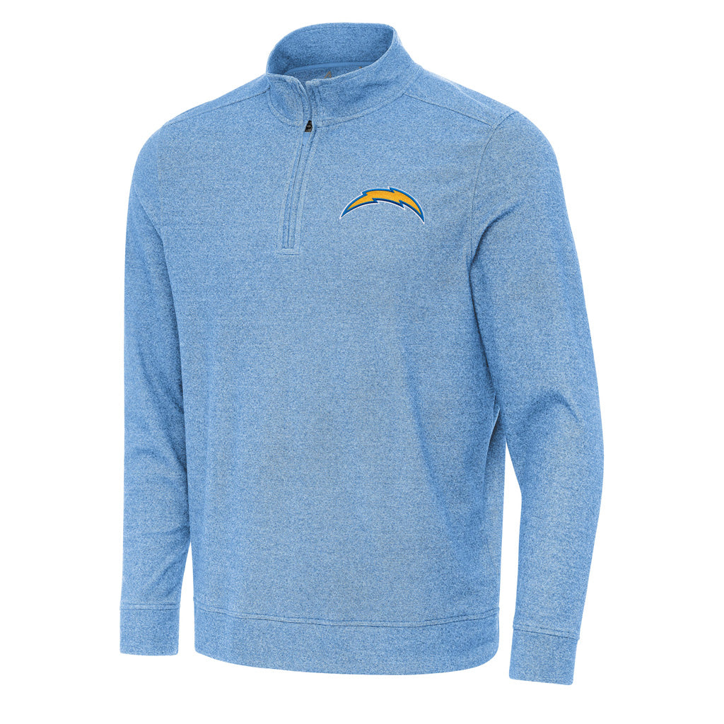 NFL Los Angeles Chargers Antigua Subtle 1/4 Zip Pullover Jacket - Blue