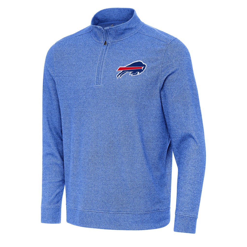 NFL Buffalo Bills Antigua Subtle 1/4 Zip Pullover Jacket - Blue