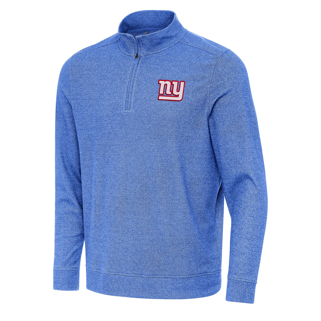 NFL New York Giants Antigua Subtle 1/4 Zip Pullover Jacket - Blue