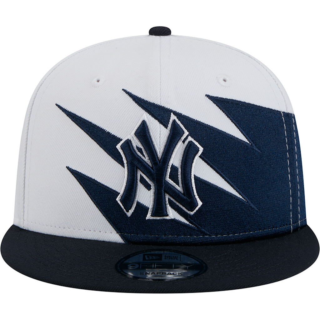MLB New York Yankees New Era Jagged 9FIFTY Snapback Hat - White