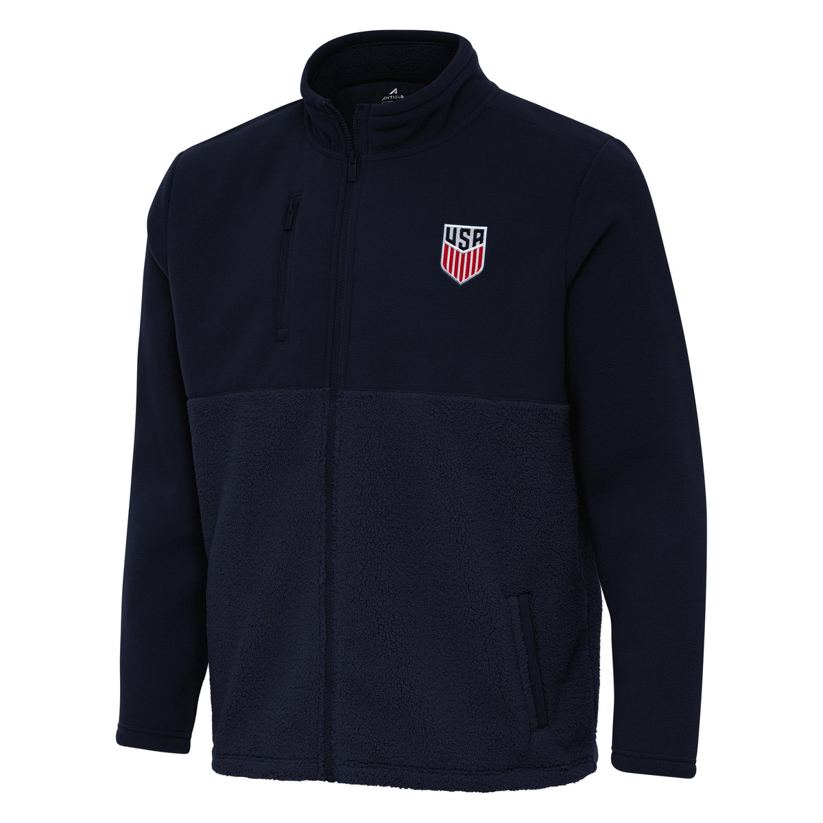 USMNT National Team Antigua Men's Daily Fused Jacket - Navy