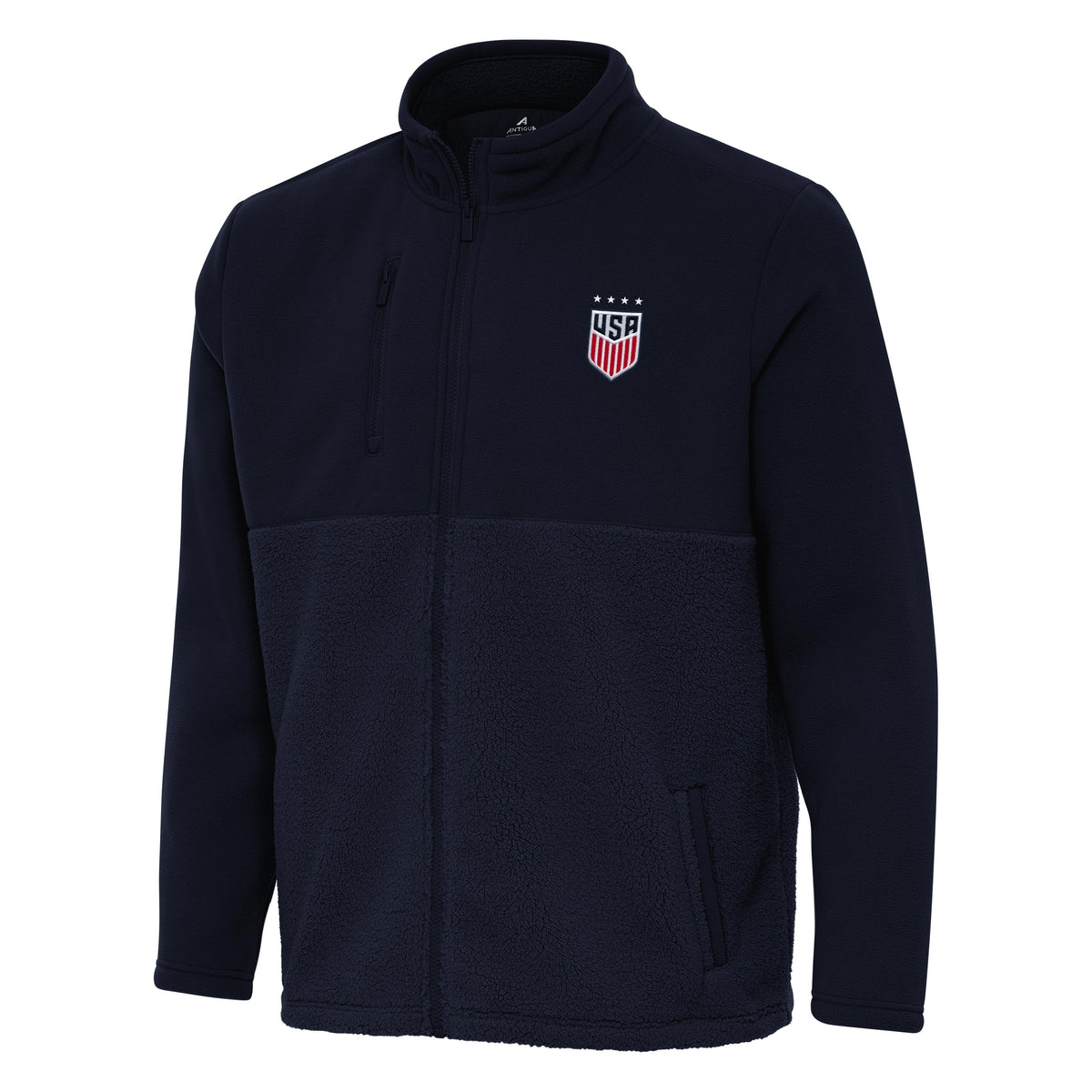 USWNT National Team Antigua Men's Daily Fused Jacket - Navy