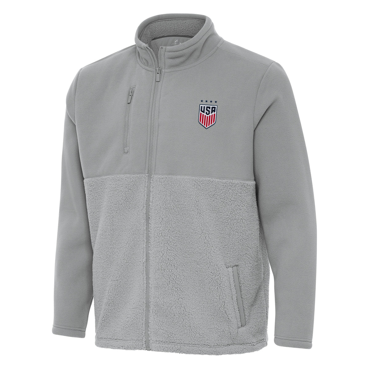 USWNT National Team Antigua Men's Daily Fused Jacket - Gray