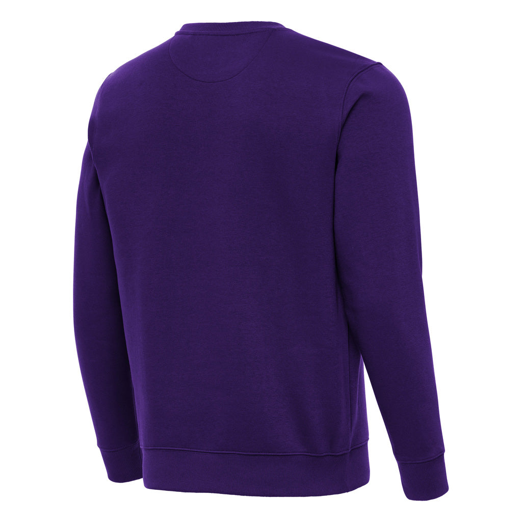 NFL Minnesota Vikings Antigua Victory Crewneck Sweater - Purple