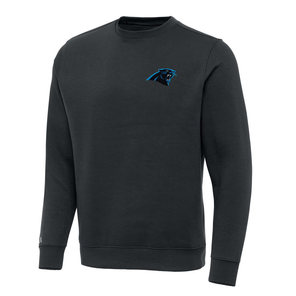NFL Carolina Panthers Antigua Victory Crewneck Sweater - Charcoal