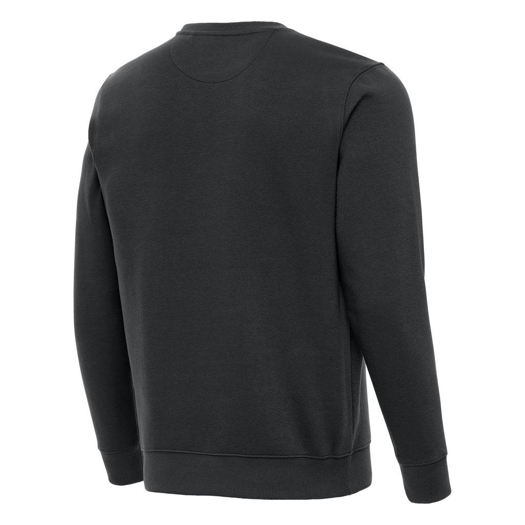 NFL New Orleans Saints Antigua Victory Crewneck Sweater - Charcoal
