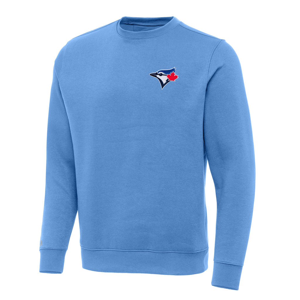 MLB Toronto Blue Jays Antigua Victory Crewneck Sweater - Light blue