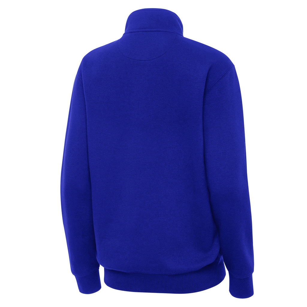 NFL Indianapolis Colts Women's Antigua Victory 1/4 Zip Pullover Jacket - Blue