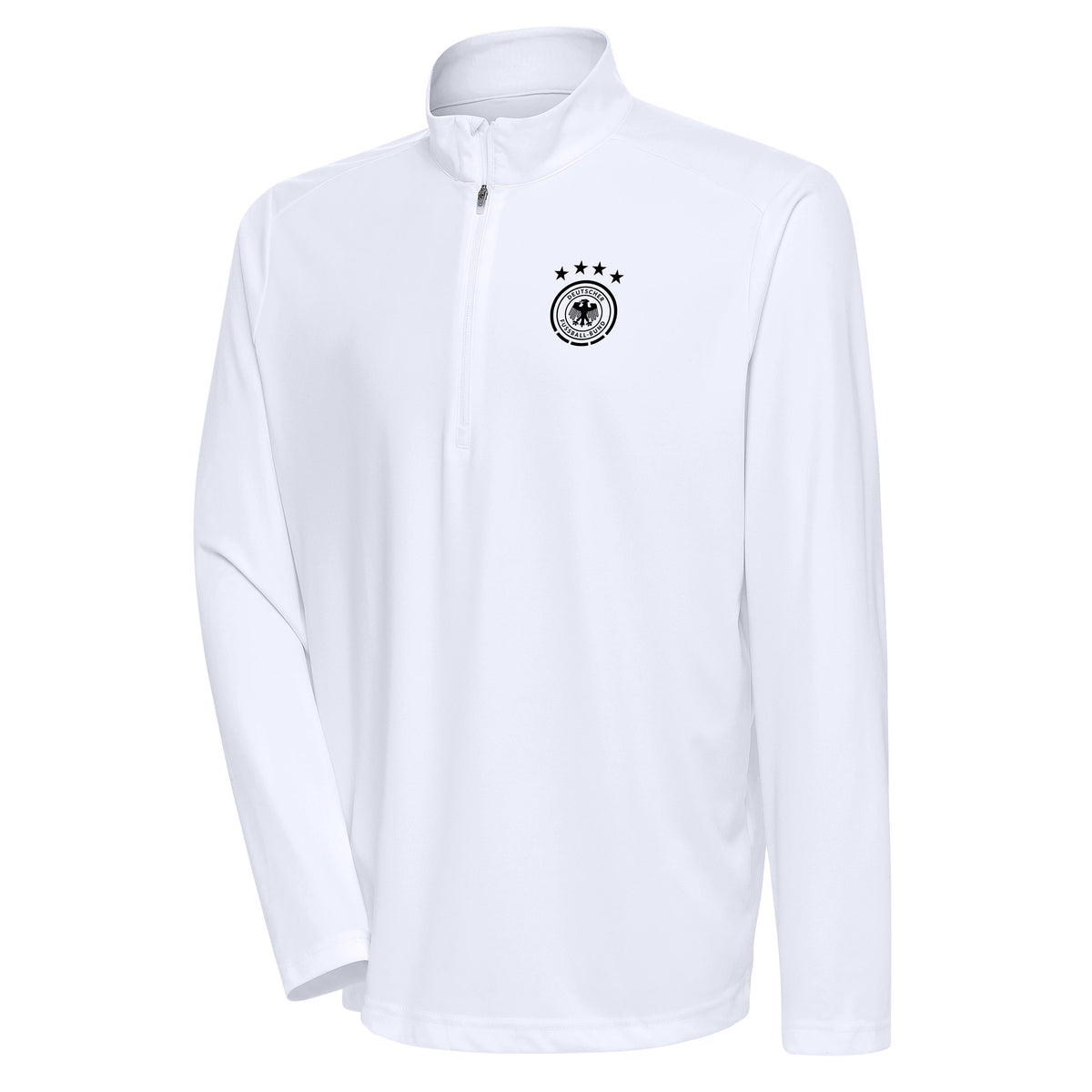Germany National Team Antigua Men's Statement 1/4 Zip Pullover - White