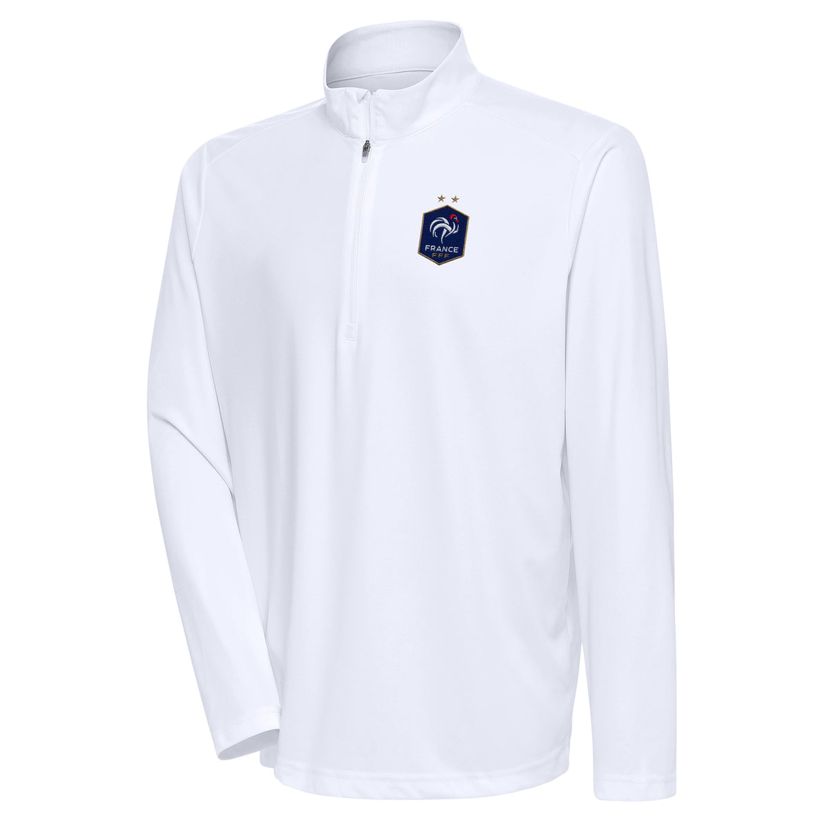 France National Team Antigua Men's Statement 1/4 Zip Pullover - White