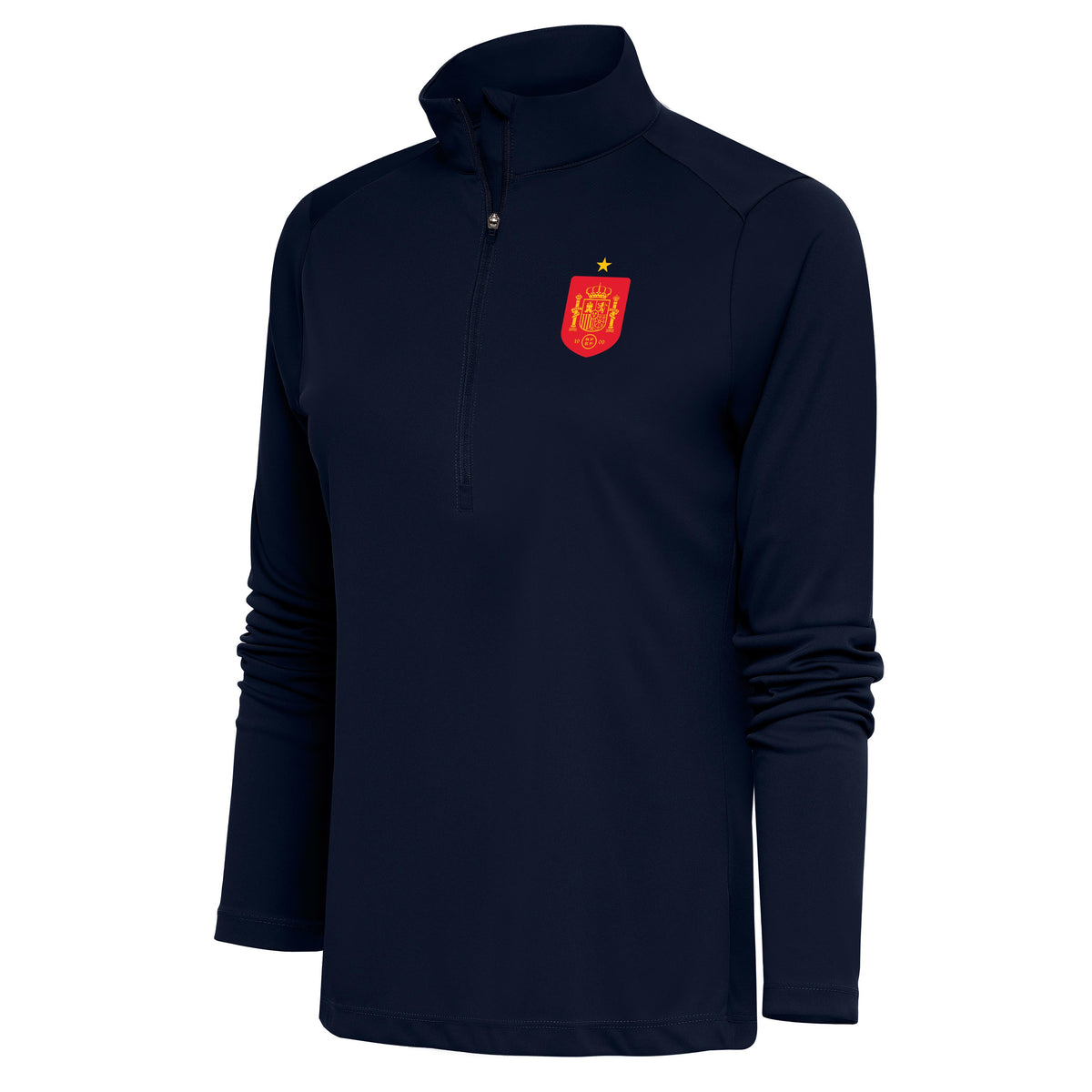 Spain National Team Antigua Women's Statement 1/2 Zip Pullover - Navy