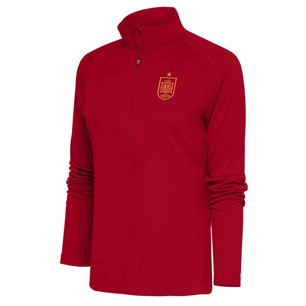 Spain National Team Antigua Women's Statement 1/2 Zip Pullover - Red