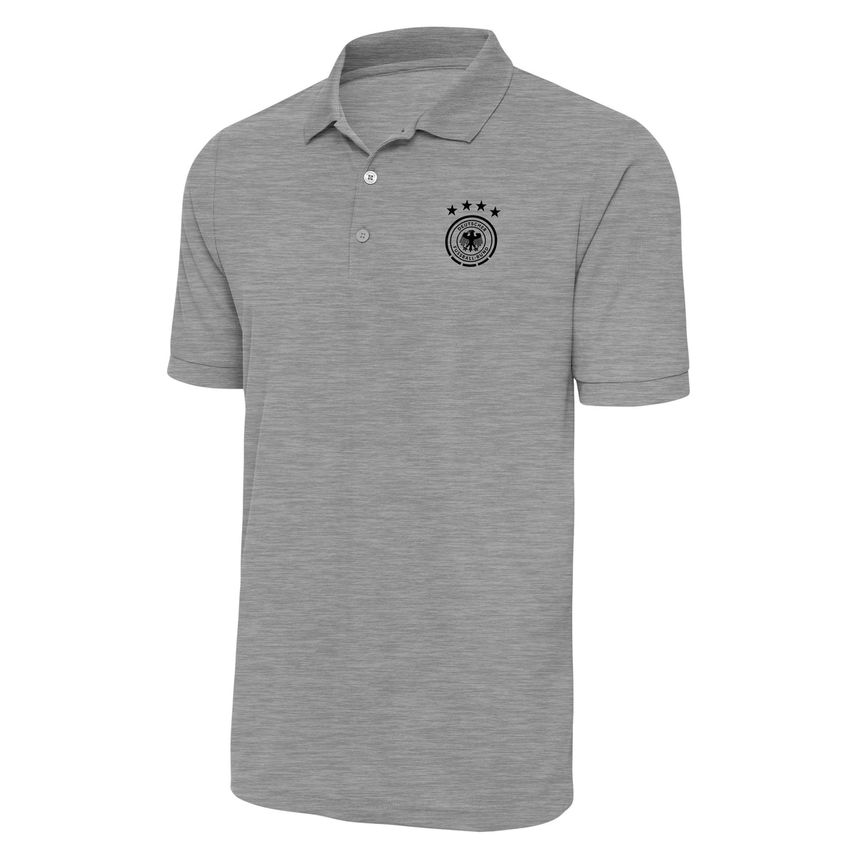 Germany National Team Antigua Men's Derive Polo - Heather Gray