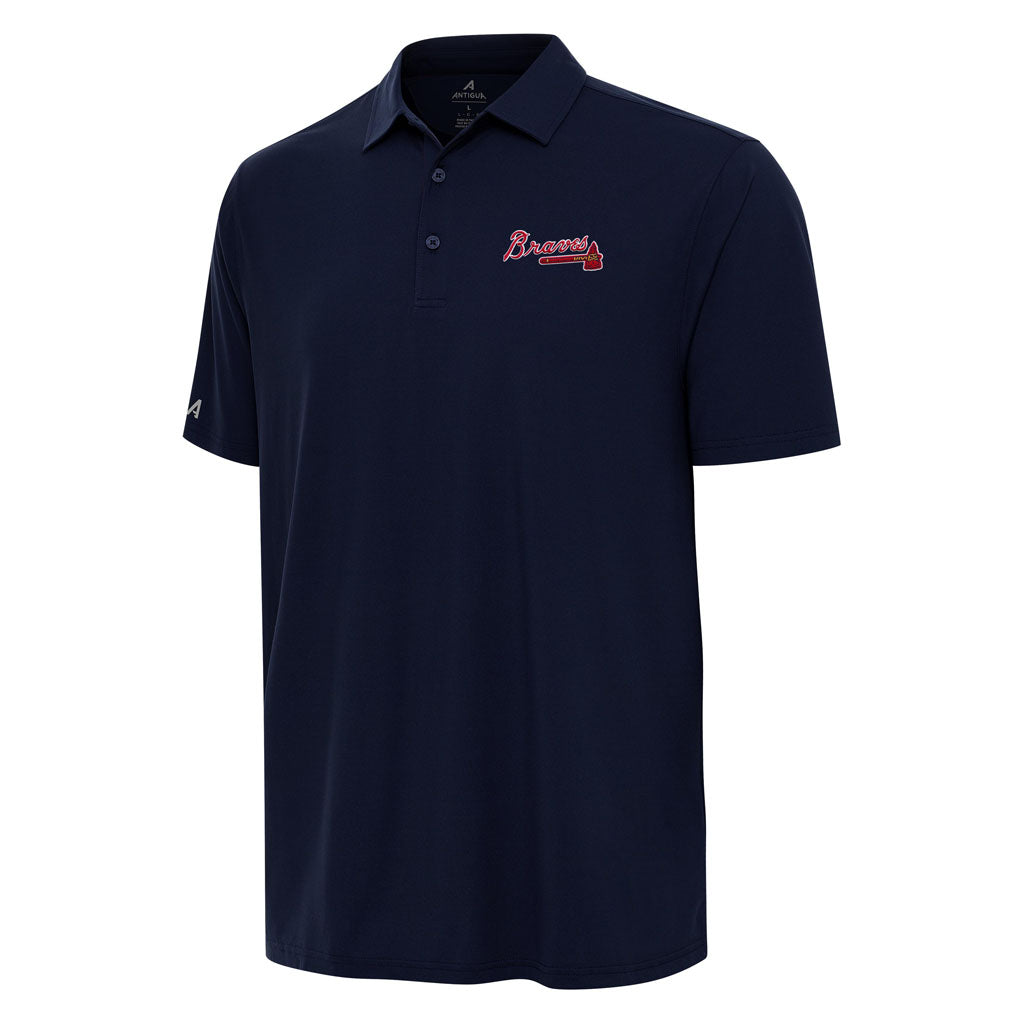 MLB Atlanta Braves Antigua Era Polo - Navy