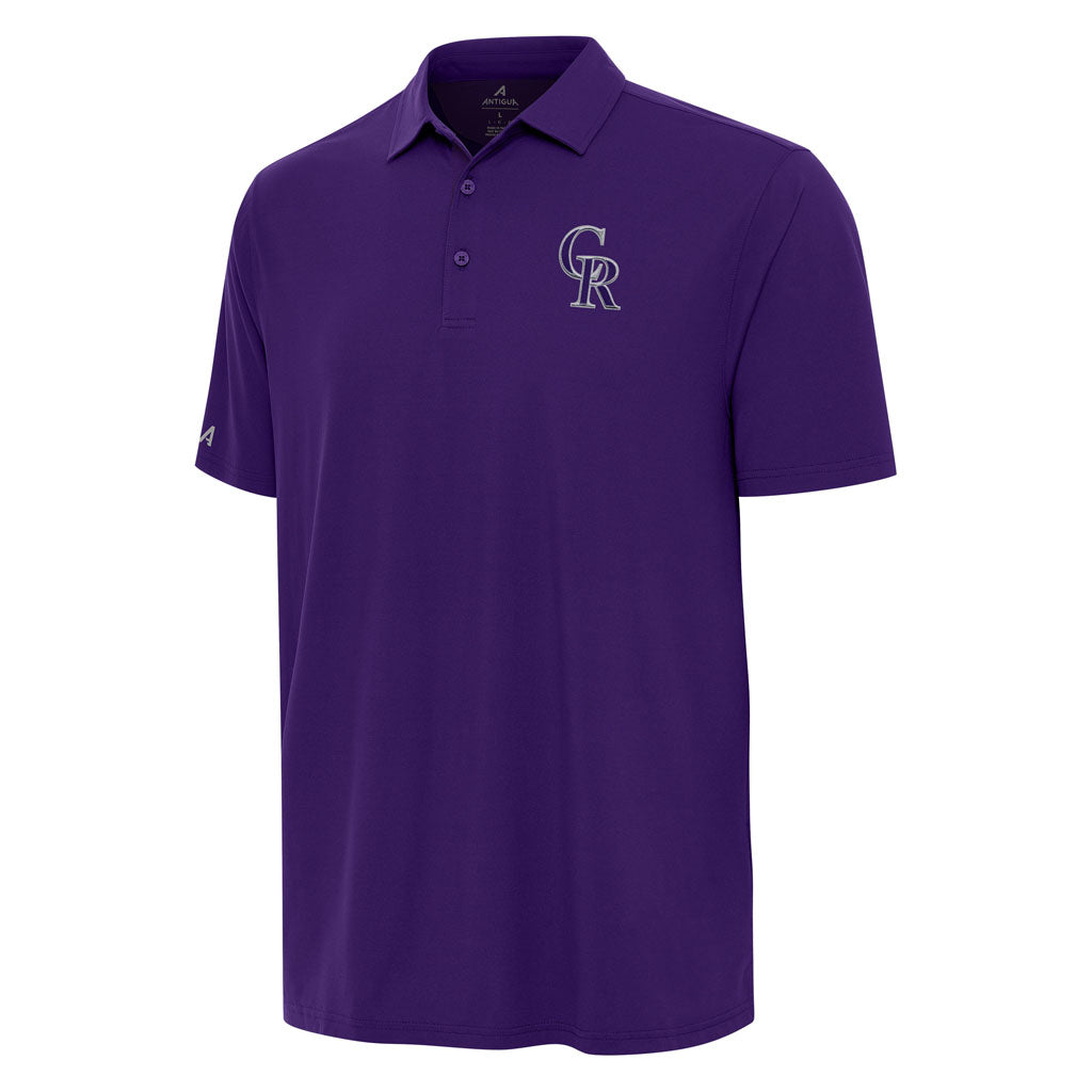 MLB Colorado Rockies Antigua Era Polo - Purple
