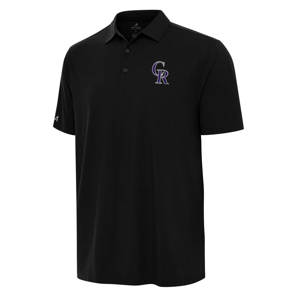 MLB Colorado Rockies Antigua Era Polo - Black