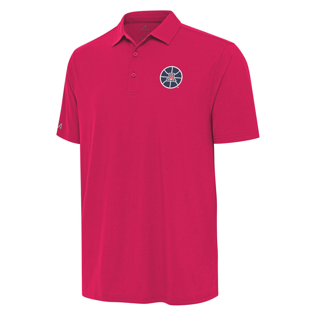 NCAA Arizona Wildcats Antigua Basketball Logo Era Polo - Red