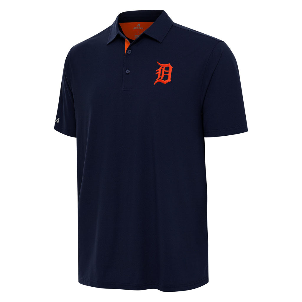 MLB Detroit Tigers Antigua Era Polo - Nvy/orng
