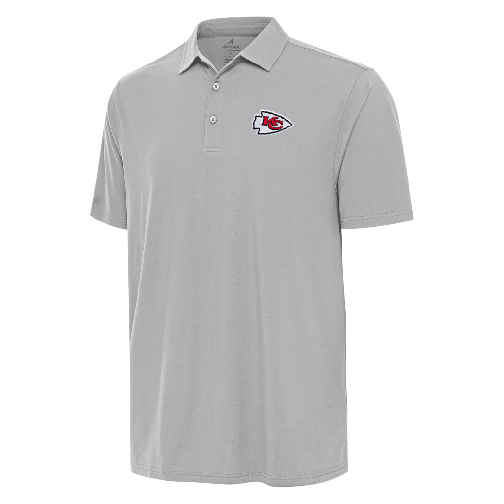 NFL Kansas City Chiefs Antigua Era Polo - Gray