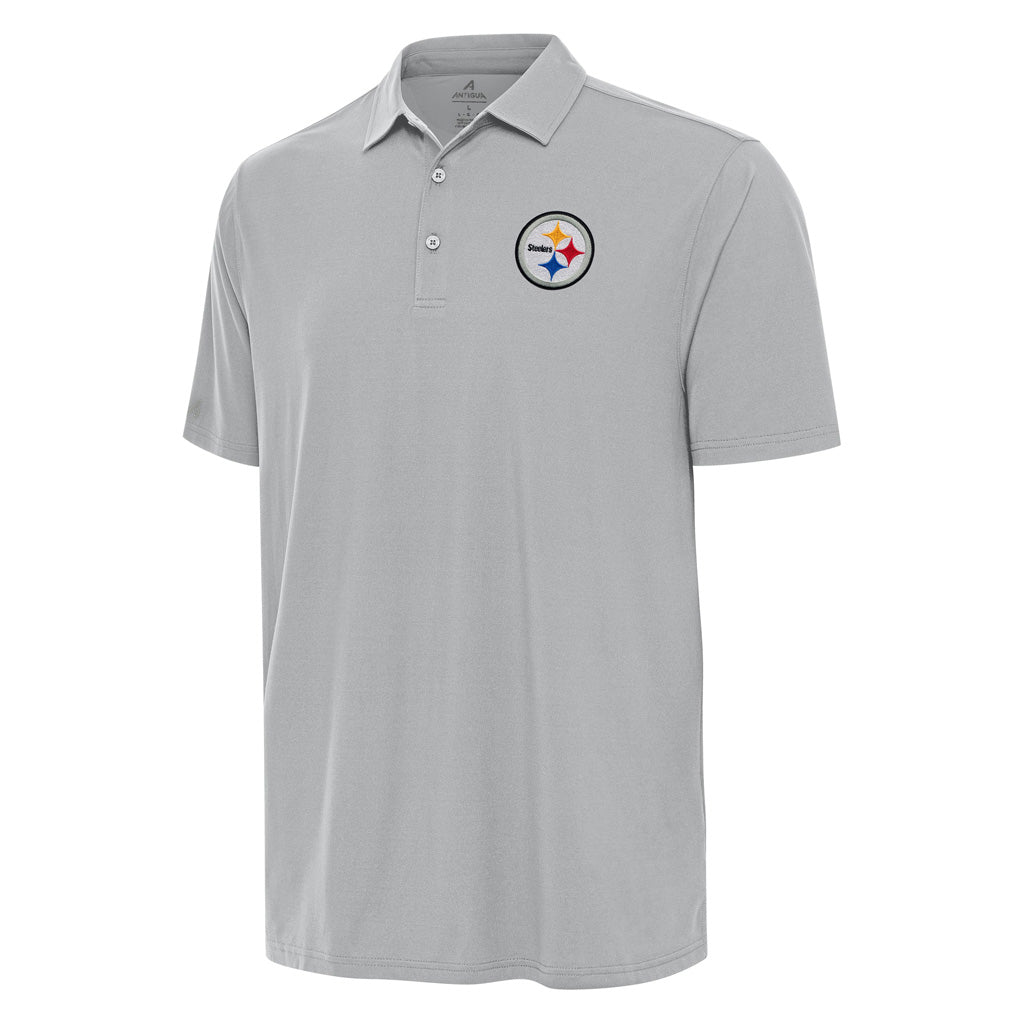 NFL Pittsburgh Steelers Antigua Era Polo - Gray