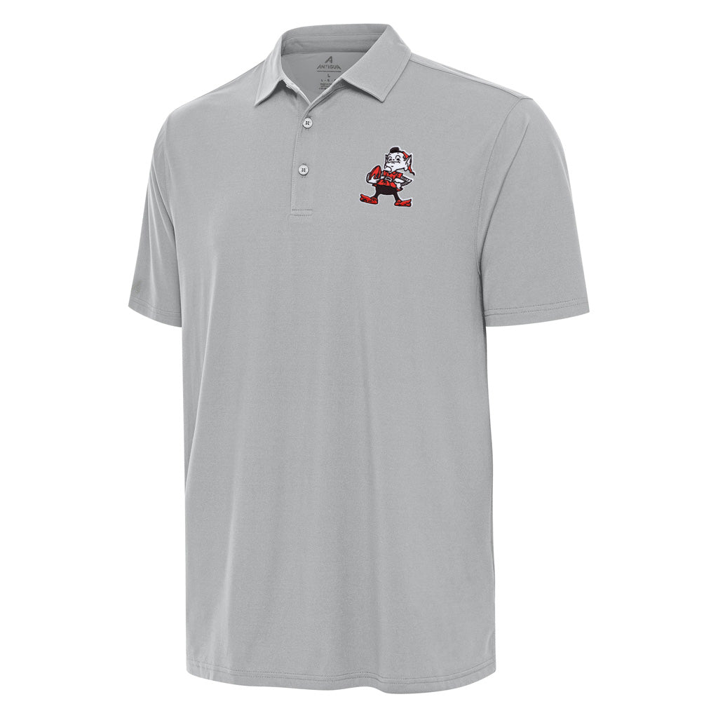 NFL Cleveland Browns Antigua Throwback Era Polo - Gray