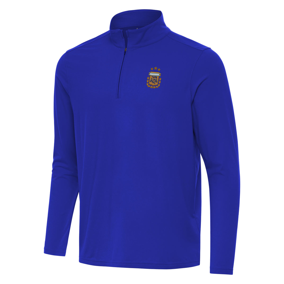 Argentina National Team Antigua Men's Intent 1/4 Zip Pullover - Blue