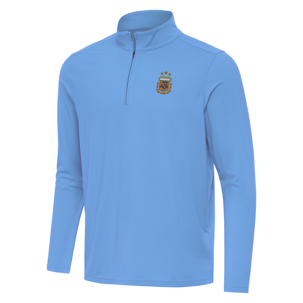 Argentina National Team Antigua Men's Intent 1/4 Zip Pullover - Blue